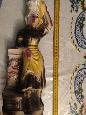 Vintage Ceramic Vermouth Bottle Mister Nak used, 1970s-80s collectible