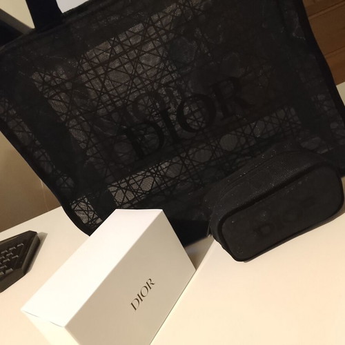 Dior Beauty Limited Edition Beach Set with Transparent Tote and Beauty Pouch