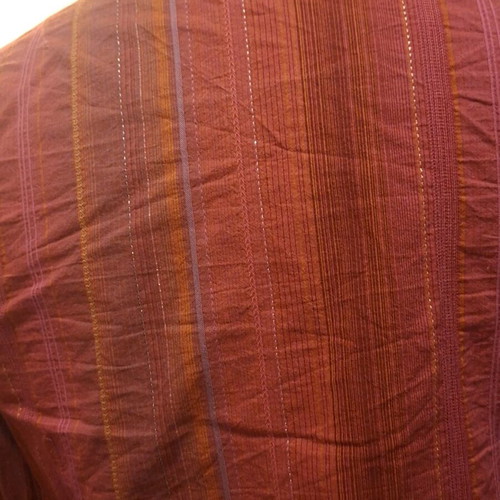 Esprit shirt brick red size S like new with golden threads