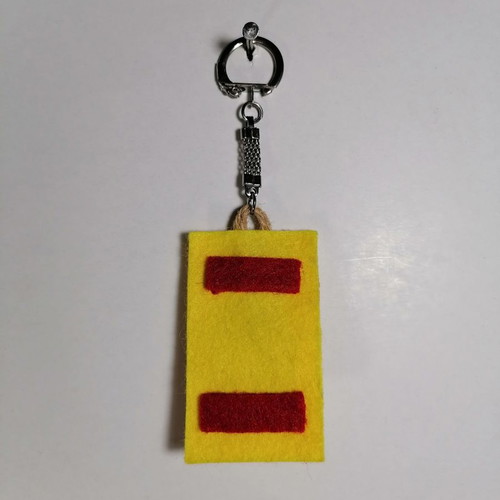 Fabric keychains handmade new
