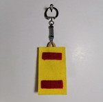 Fabric keychains handmade new