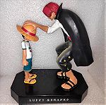  Συλλεκτικη Φιγουρα Δρασης One Piece - Luffy And Shanks