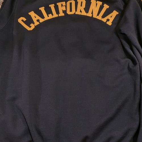 Champion jacket official California like new, blue and yellow