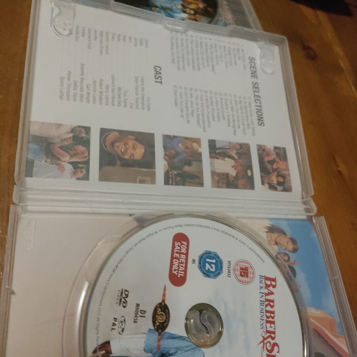 Barbershop 1 and 2 DVD used, Greek subtitles on first movie