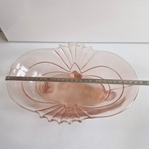 Fruit bowl in salmon color vintage in very good condition
