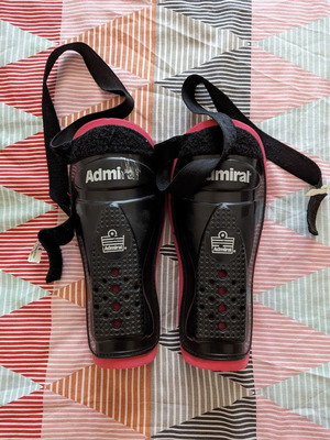 Set of 3 Used Football Shin Guards