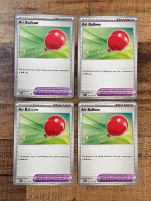 Pokemon Air Balloon Trainer Tool Playset 4 Cards Ascended Heroes