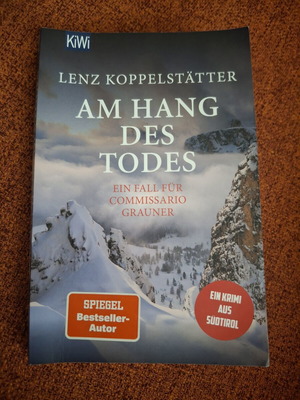 Book "Am Hang Todes" like new, German literature