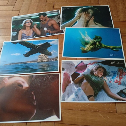 Lobby cards από την ταινία Ελεύθερη Κατάδυση 1995 σαν καινούργια, σετ 6