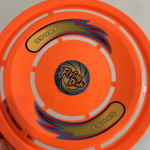 Flying Disc frisbee new, bright orange plastic