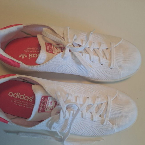 Adidas Stan Smith Primeknit sneakers new, white and pink