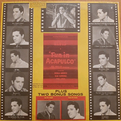 Elvis Presley Fun in Acapulco vinyl like new
