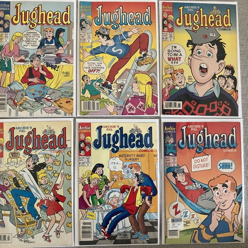 Archie's Pal Jughead Comics lot of 6 used vintage issues 1992-1993