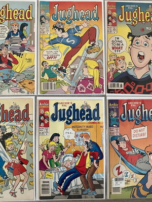 Archie's Pal Jughead Comics lot of 6 used vintage issues 1992-1993
