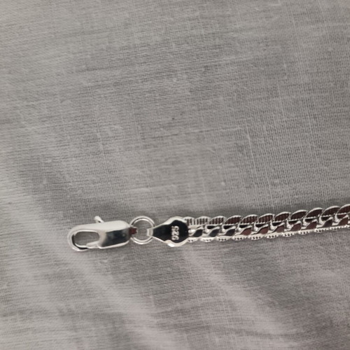 Silver bracelet new, 925 marked, unisex, 19cm