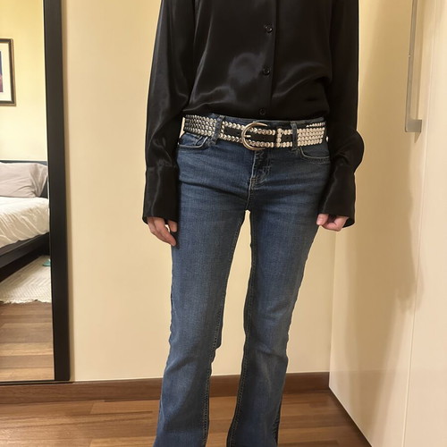 Zara Satin Black Blouse new, elegant luxury style