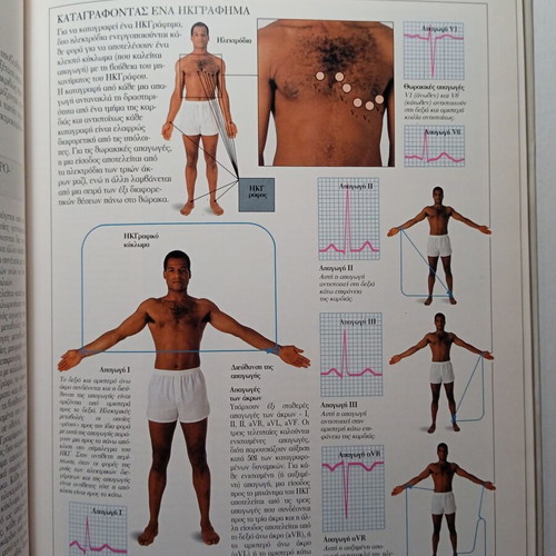 The Heart Family Medical Library book used, Greek