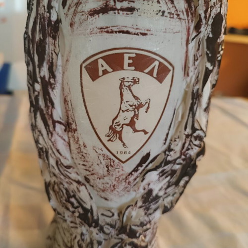 AEL glass bottle handmade collectible