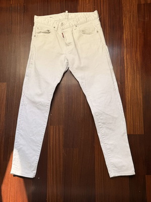 Dsquared2 παντελόνι jeans μέγεθος 48 μεταχειρισμένο, άσπρο