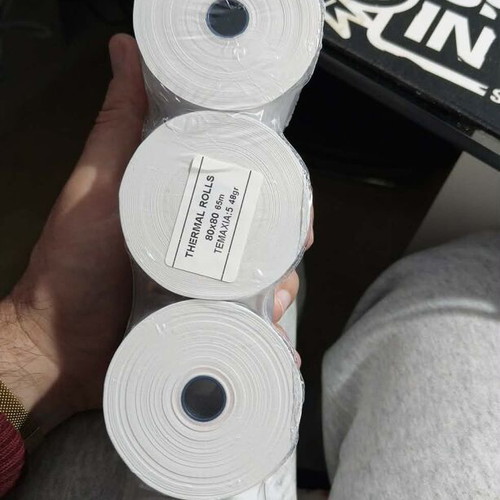 Thermal roll pack of 5 80x80 for POS thermal printers new