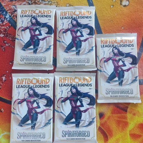 Riftbound League of Legends TCG Spiritforged Booster Packs new
