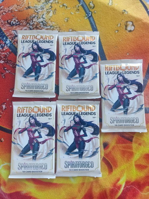 Riftbound League of Legends TCG Spiritforged Booster Packs new