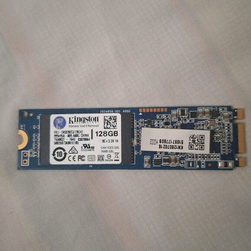 Kingston RBU-SNS8300S3/128GH2 128GB NVMe SSD M.2 2280 like new