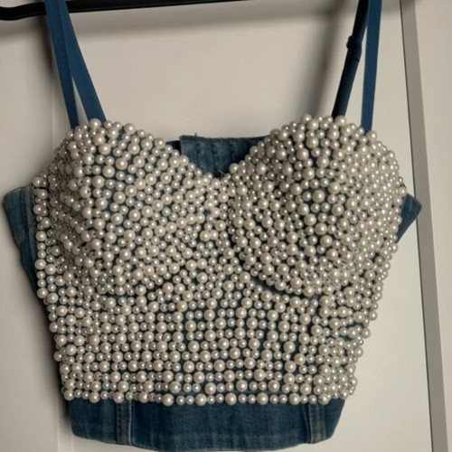 Women's blouse with pearl design new