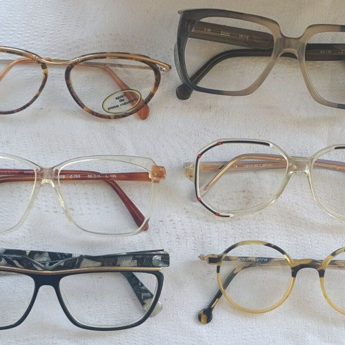 Hilton Used Eyeglass Frames Pack of 24 with Balenciaga, Zeiss, Lotus