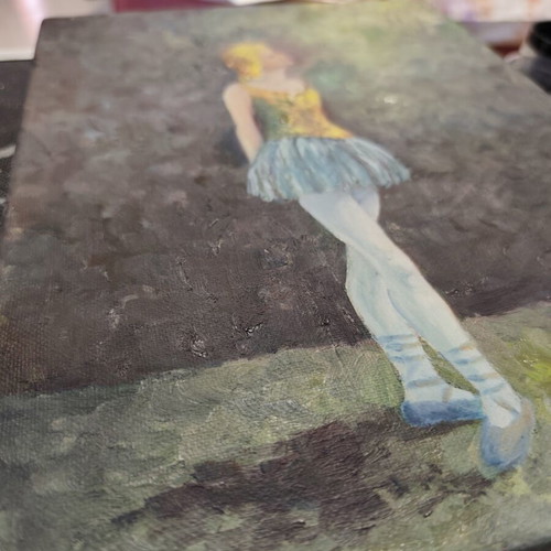The Ballerina of Degas 1994 painting by Eleni Papadopoulou like new