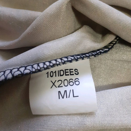 101 idees women's blouse used, size M/L, black multicolor