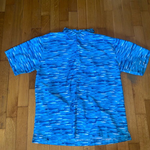 Blue flannel shirt like new, size L