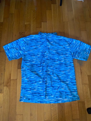 Blue flannel shirt like new, size L