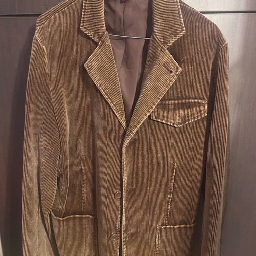 Berto Lucci corduroy jacket like new, brown, size M