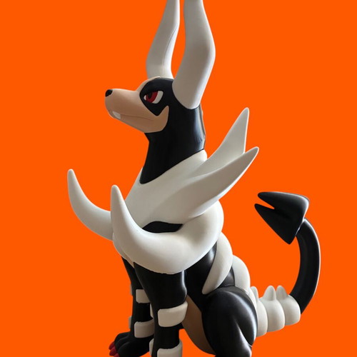 3D Printed Pokémon Mega Houndoom figure, new