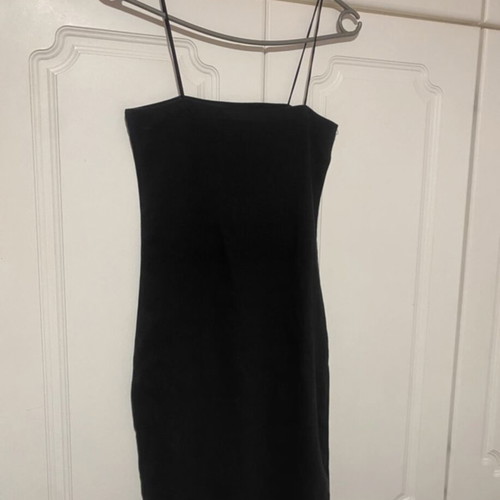 Zara black mini dress like new