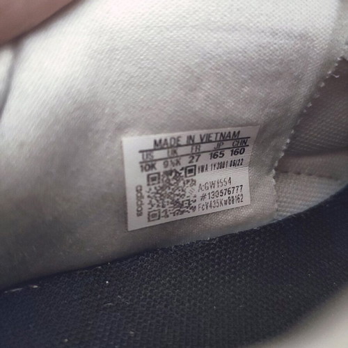 Adidas Kids Shoes Size 27 Used, Gray Sneakers