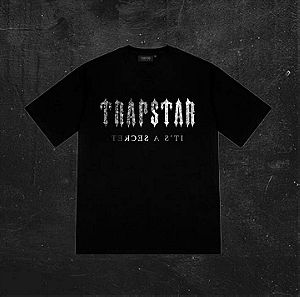 Trapstar tee decoded paisley monochrome edition black size(M,L) og all