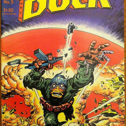 Destroyer Duck comic pack issues 1-7 used, ECLIPSE COMICS