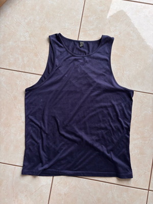 Blue sleeveless top used size M