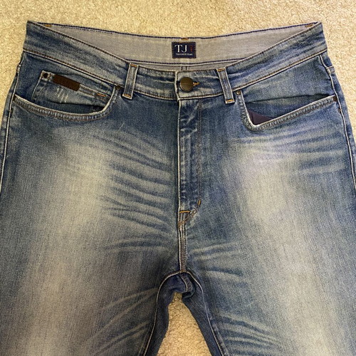 Trussardi jeans used, size L, blue