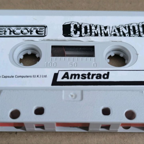 Commando (Encore) Amstrad Cassette like new