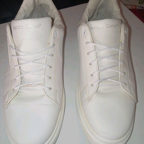 Renato Garini No46 leather shoes used, white