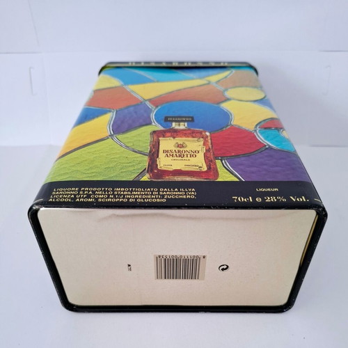 Disaronno vintage metal box used
