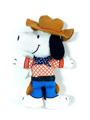 Vintage Peanuts Snoopy The Cowboy doll like new 1958