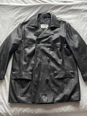 Black leather jacket Conbipel like new unisex