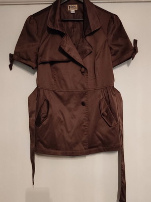 Yerse women's spring jacket like new, brown, size L