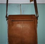 Δερμάτινη τσάντα ώμου/cross RCM bags - ταμπά  (Crossbody Shoulder Bag Coffee RCM - tampa, unisex)