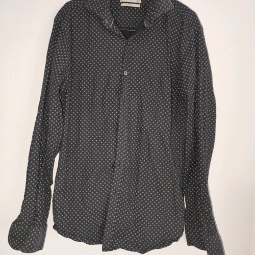 Mango shirt size S slim fit like new, black and brown
