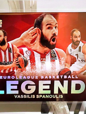 Vassilis Spanoulis Legend Euroleague Panini Contenders 2025-26 card